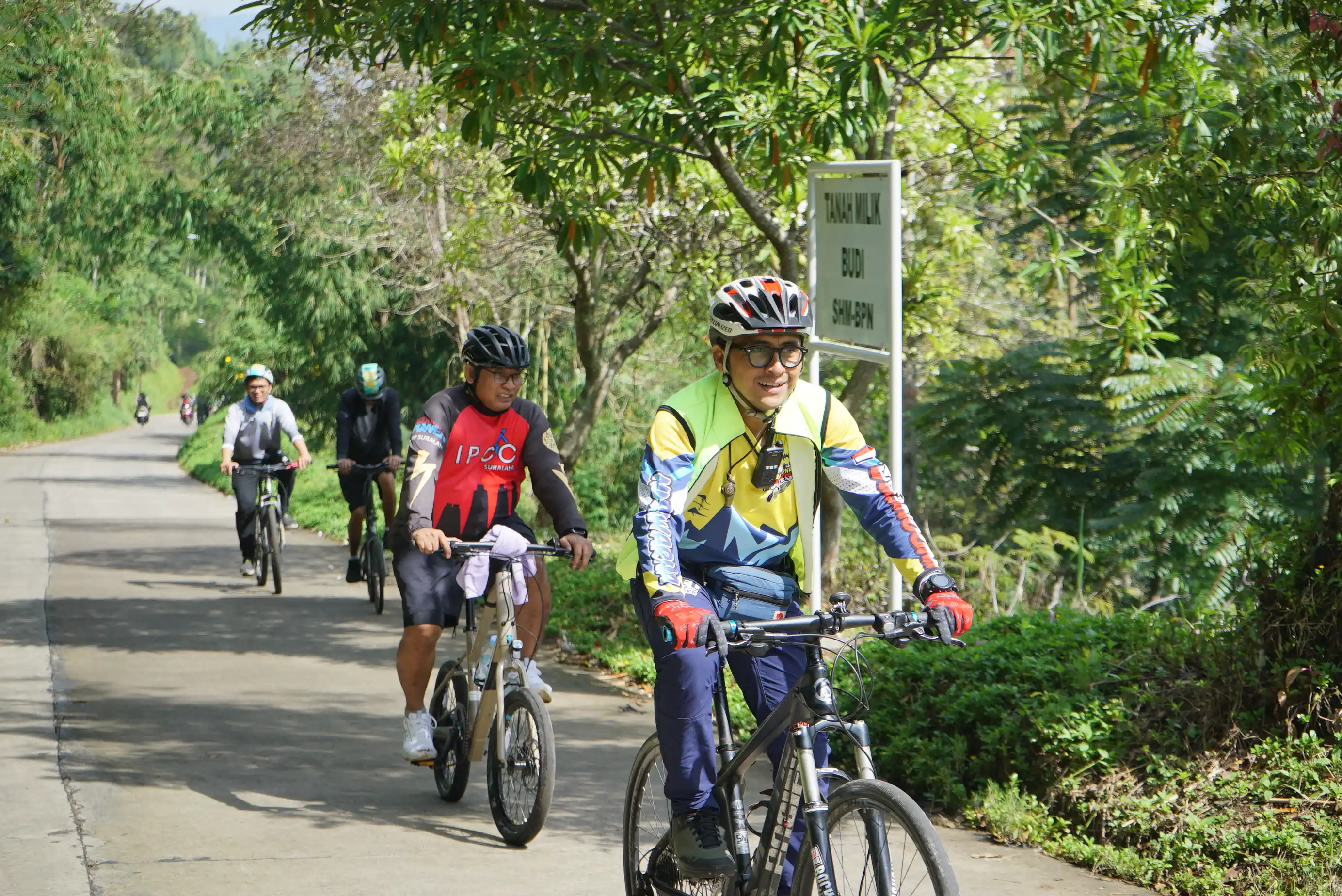 peserta fun bike ciwidey